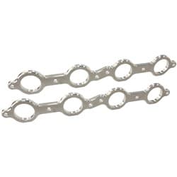 LS Chev header flanges 1-3/4" Round port 1.75" PORT PAIR