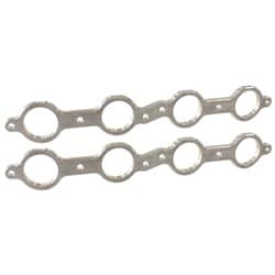 LS Chev header flanges 1-7/8" Round port (PAIR) 1.88" PORT