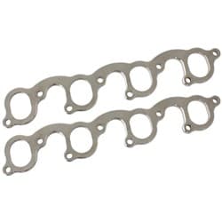 Ford 302-351C header flanges 1-7/8" oval port PAIR