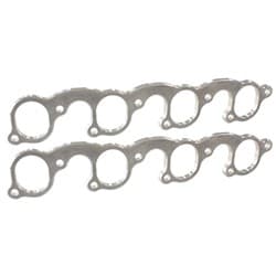 Ford 302-351C header flanges 2" oval port EDELBROCK PAIR
