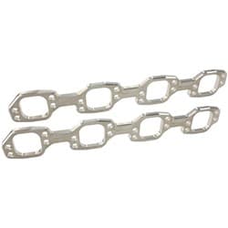 Ford 289-351W header flanges 1-7/8" square port PAIR VIC JR
