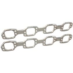 Ford 289-351W header flanges 2" square port, Victor jr PAIR