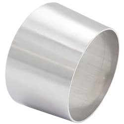 304 transition cone 3-3.5" Stainless steel 2" length