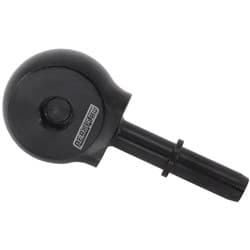 SLIMLINE -6ORB TO 5/16" EFI PUSH ON 90 DEG TIGHT RADIUS BLACK Aeroflow - AF 969-05-06B