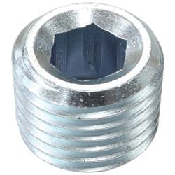 1/2" NPT PORT PLUG STEEL ZINC COATED
