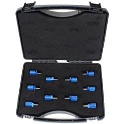 Metric thread gauge carry kit female and male gauge
