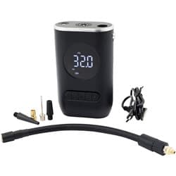 PORTABLE AIR COMPRESSOR TYRE INFLATOR BATTERY CAR BIKE