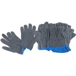 MULTI PURPOSE KNITTED GLOVES 12 PAIRS WORK SHOP MECHANIC