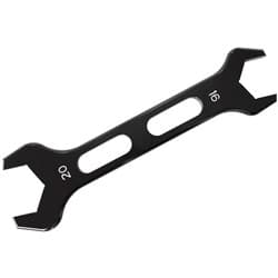 DOUBLE ENDED PRO SPANNER SINGLBLACK SPANNER -16AN TO -20AN