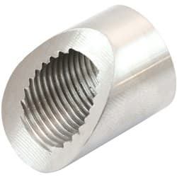 ANGLED WELD BUNG O2 SENSOR S/S M18x1.5 OXYGEN SENSOR 45