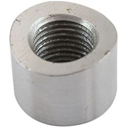 NOTCHED WELD BUNG O2 STEEL M12 X 1.25MM OXYGEN SENSORS