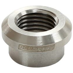 FEMALE WELD ON BUNG, M14x1.5 THREAD, STAINLESS STEEL