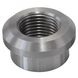 FEMALE WELD ON BUNG, 3/8" NPT THREAD, STEEL