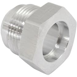ALLOY HEX WELD ON MALE BUNG SUITS 1" HARD LINE -16AN MALE
