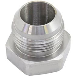 STEEL HEX WELD ON MALE BUNG SUITS 1" HARD LINE -16AN MALE