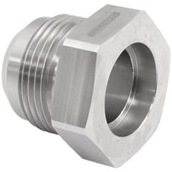 STAINLESS HEX WELDON MALE BUNGSUITS 1' HARD LINE -16AN MALE
