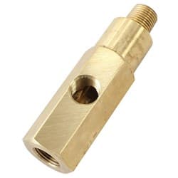 OIL PRESSUR GAUGE M18 X 1.5 M18 X 1.5 INLINE,1/8" NPT SIDE