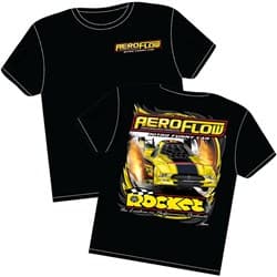 AEROFLOW NITRO FUNNYCAR MEDIUM BLACK T SHIRT ROCKET / AFNFC24-M
