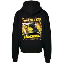AEROFLOW NITRO FUNNY CAR SMALL HOODIE BLACK ROCKET / AFNFC24HOOD-S