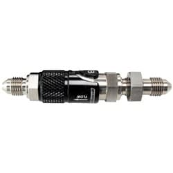 Quick Relase -3 EPDM Seal Black/Silver Alloy Bulk head