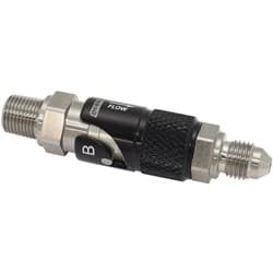 QUICK RELEASE EPR SEAL -3AN MALE TO 1/8" NPT FEMALE BLACK TITANIUM Aeroflow - AFQR106-03