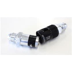 Quick Release -6 BUNA N Seal Black Aluminum