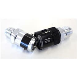 Quick Release -8 BUNA N Seal Black Aluminum