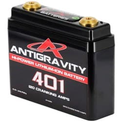 LITHIUM BATTERY 12V, 120CA 6AH 4-CELL, 108 x 32 x 95mm ANTIGRAVITY / AG-401