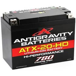 LITHIUM BATTERY 12V, 780CA 30AH (PB EQ), YTX20 SMALL CASE ANTIGRAVITY / AH-ATX20-HD