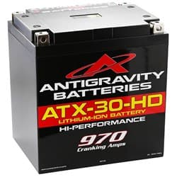 LITHIUM BATTERY 12V, 970CA 48AH (PB EQ), YTX30 SMALL CASE ANTIGRAVITY / AH-ATX30-HD