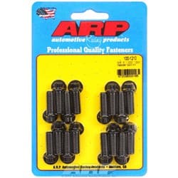 HEADER BOLTS, BLACK, 12PT (16) 3/8"-16 x 1.00", 5/16" WRENCH ARP / 100-1210