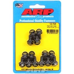 VALVE COVER BOLT KIT 1/4-20 BLK HEX 14 PCS STEEL COVERS ARP - 100-7506