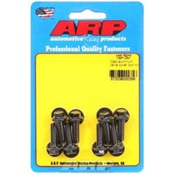 VALVE COVER BOLT KIT 1/4-20 BLK HEX 8 PCS CAST ALUM COVERS ARP - 100-7507