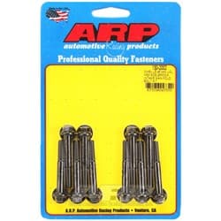 INTAKE MANIFOLD BOLTS, GM LS BLACK HEX, W/ EDELBROCK INTAKE ARP - 130-2002