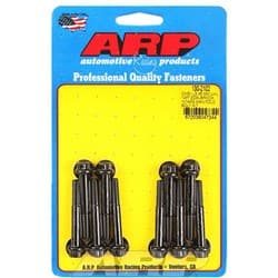 INTAKE MANIFOLD BOLTS, GM LS BLK 12-PT, W/ EDELBROCK INTAKE ARP - 130-2102