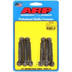 INTAKE MANIFOLD BOLTS, GM LS BLK 12-PT, W/ GM PERF INTAKE ARP - 130-2103