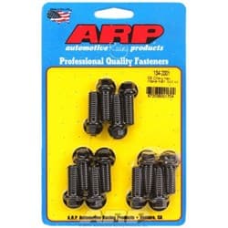 SB CHEV 350 INTAKE MANIFOLD BOLTS EARLY BLK HEX ARP - 134-2001