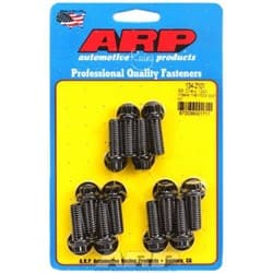 SB CHEV 350 INTAKE MANIFOLD BOLTS EARLY BLK 12PT ARP - 134-2101