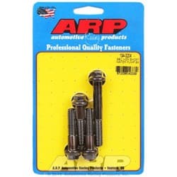 SB CHEV 350 SHORT WATER PUMP BOLTS BLK HEX ARP - 134-3204