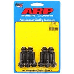LS CHEV 1 2 INTAKE VALLEY COVER BOLTS BLK HEX ARP - 134-8001