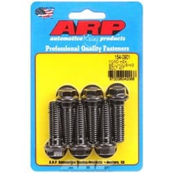 SB FORD 289 302 BELLHOUSING BLOCK AUTO BLK HEX BOLTS ARP - 154-0901