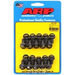 SB CHRYS 318 360 OIL PAN SUMP BOLTS BLK HEX WEDGE & MAGNUM ARP - 200-1802