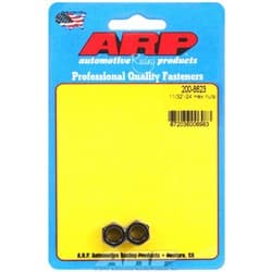 HEX NUTS 11/32-24 UNF (2) 1/2" WRENCH, NO COLLAR ARP - 200-8623