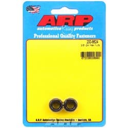 HEX NUTS 3/8-24 UNF (2) 9/16" WRENCH, NO COLLAR ARP - 200-8624