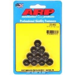 HEX NUTS 5/16-24 UNF (10) 1/2" WRENCH, NO COLLAR ARP - 200-8632