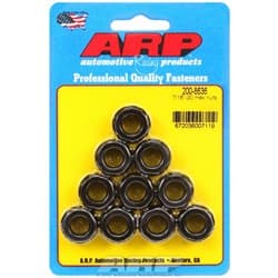 HEX NUT 7/16-20 UNF (10) 11/16" WRENCH, NO COLLAR ARP - 200-8636