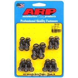 FORD 289 351W 351C HOLDEN 253 308 OIL PAN BOLT KIT 12PT BLK ARP - 254-1801