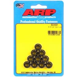 12-POINT NUTS 5/16-24 UNF (10) 3/8" WRENCH, .526" COLLAR ARP - 300-8331