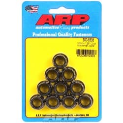 12-POINT NUTS M12x1.25 (10) 14mm WRENCH, .750" COLLAR ARP - 300-8338