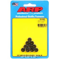 12-POINT NUTS M6x1.00 (10) 8mm WRENCH, .413" COLLAR ARP / 300-8390